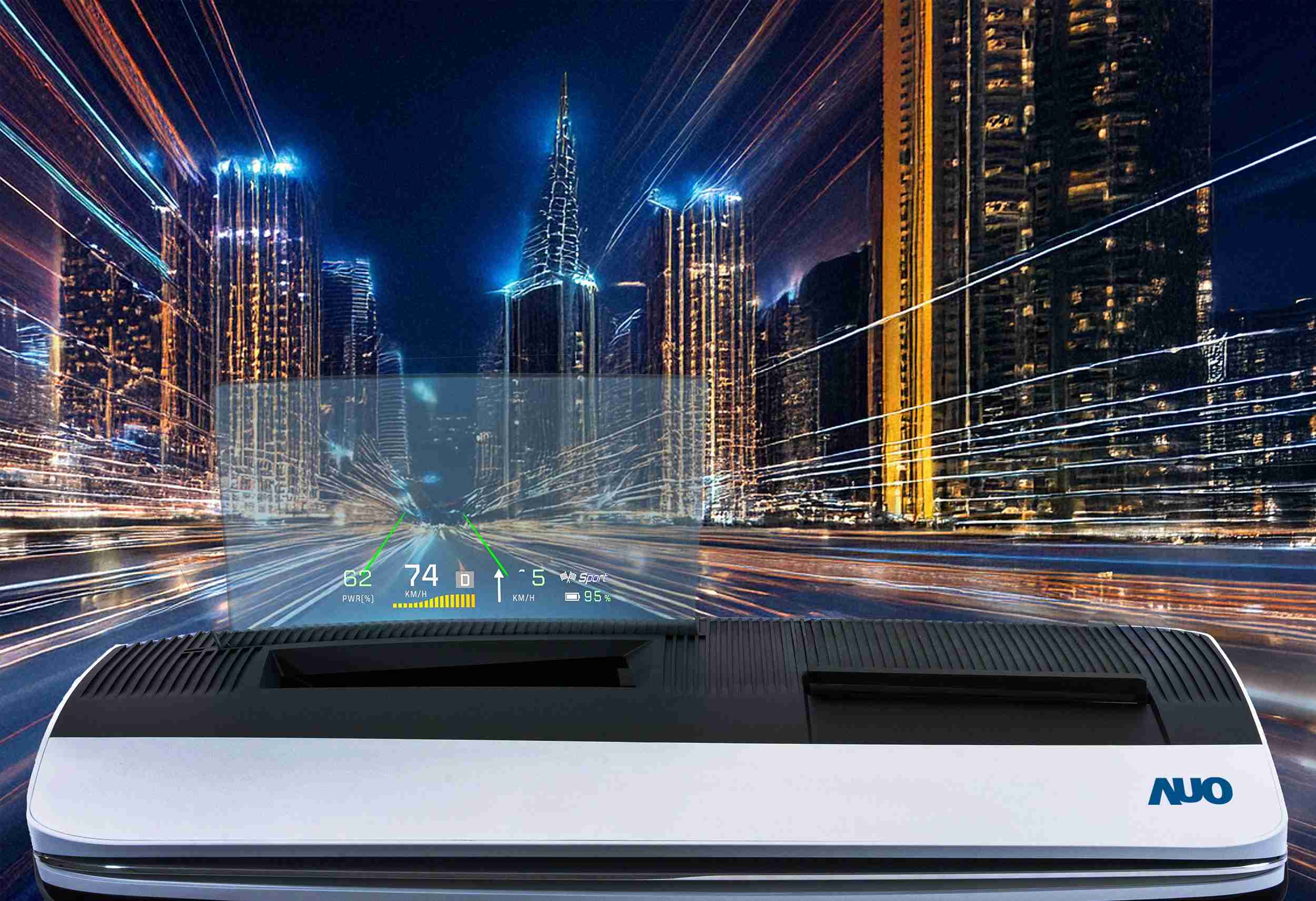 z6尊龙推出13吋Micro LED抬头显示器，，，，提供高入眼亮度、、、、高色彩饱和度的显示质量，，在阳光下或黑暗中都清晰可见，，，并利用Micro LED模块体积小的优势，，，解决车用空间有限的痛点