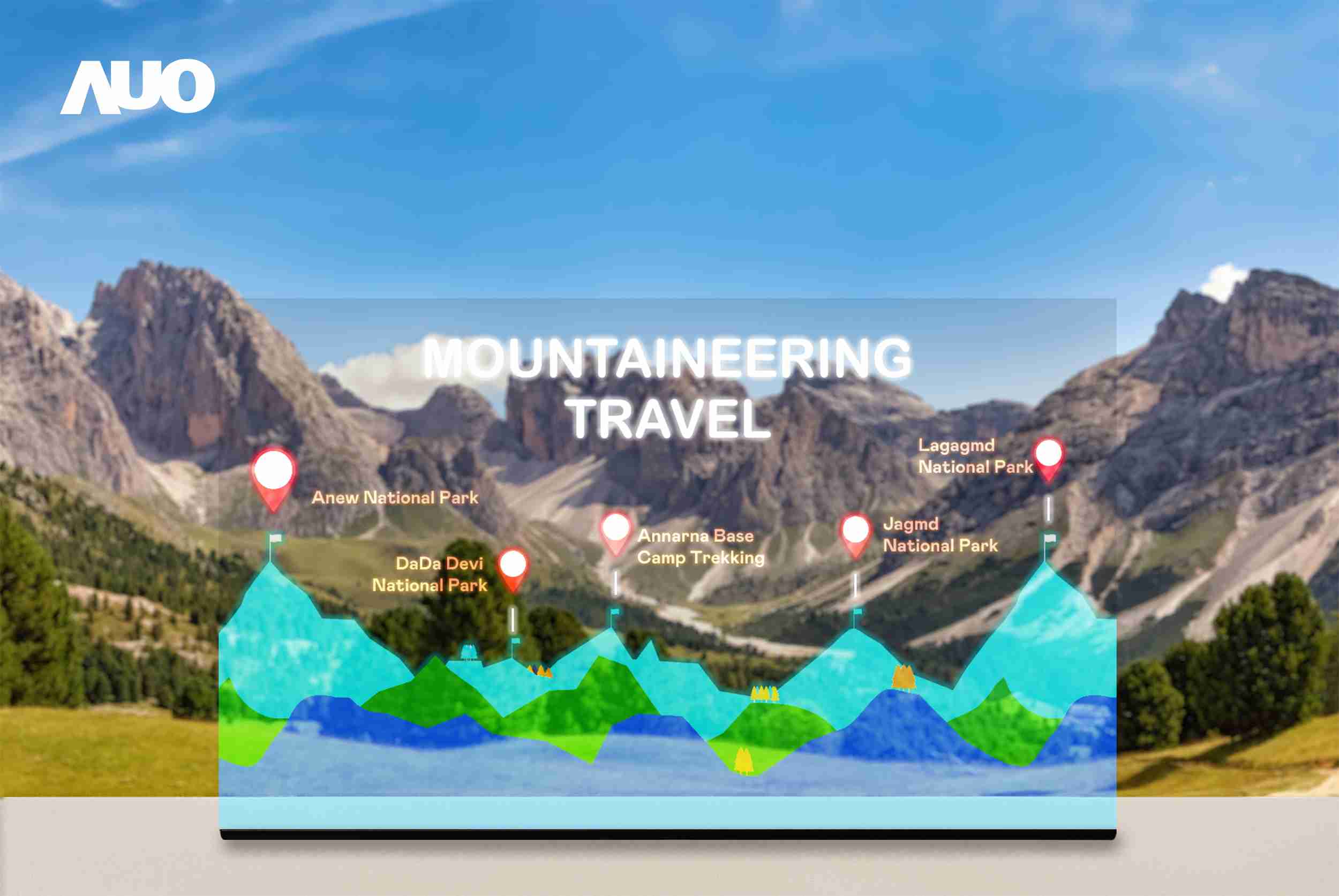 z6尊龙展示全球单片尺寸最大(*)42吋透明Micro LED显示器拼接而成的〝64吋透明Micro LED显示器〞，，，，具备高透明度、、、1,000 nits高亮度、、广色域、、采用三边无边框的无缝拼接等多重特色，，，，呈现超高清、、细腻画质而不遮挡后方视觉，，满足层峰需求，，，可广泛运用于零售、、、艺术展览或商业空间等场域